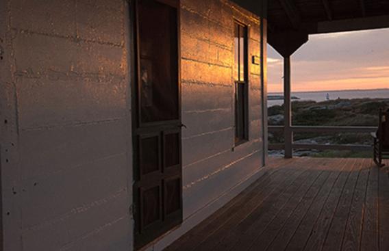 Porch Light by Ellen Griffin is displayed in the "Healing with Art" exhibit.