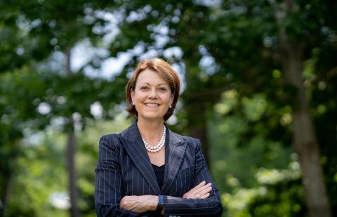 Joanne Conroy outside portrait