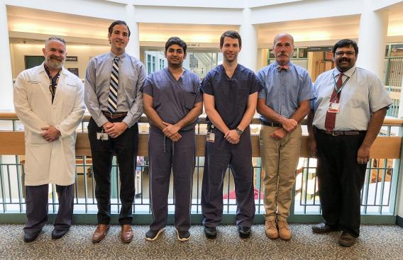 Dr. David Jevsevar, Dr. Wayne Moschetti, Sri Ramachandra, Dr. Praveen Ramia Govardhan, Dr. Peter Shaughnessy, Dr. John Nutting and Dr. Dipak Ramkumar