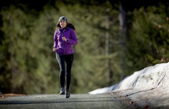 Krista Duvall running