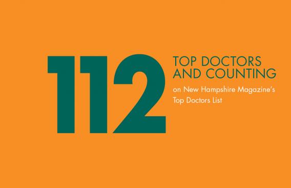 Graphic of 112 physicians being recognized