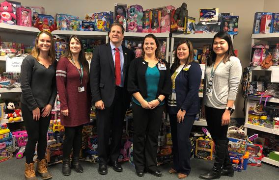 Governor Chris Sununu with CHaD staff