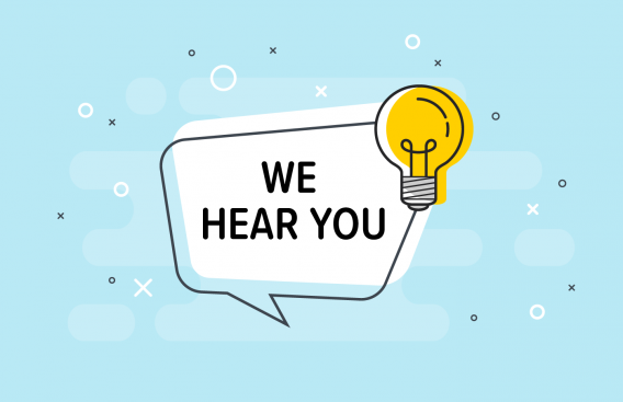 We Hear You graphic