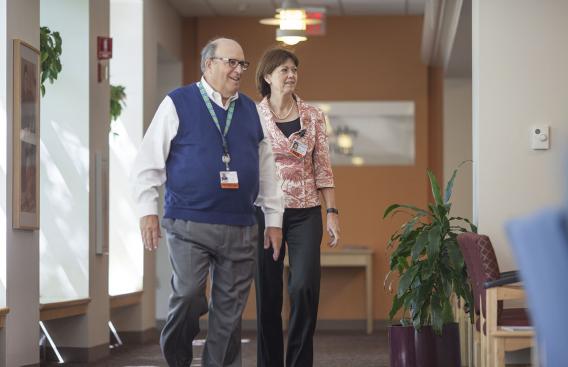 Joanne M. Conroy, MD, CEO and President, with Steven A. Paris, MD