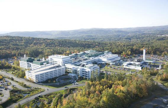 An ariel view of the Dartmouth-Hitchcock Medical Center