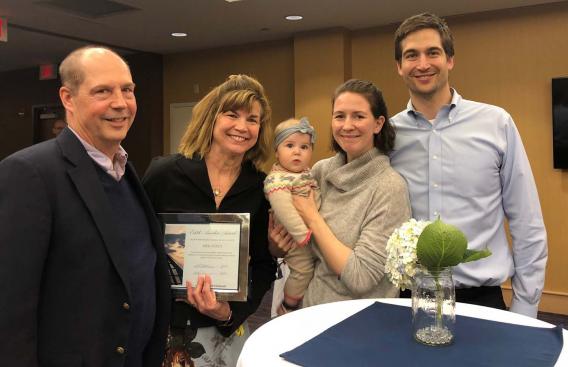 Meg Seely, recipient of the 2018 Edith Amsden Award for Volunteers.