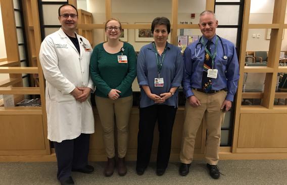 Timothy J. Fisher, MD, MS; Tara Higgins; Daisy Goodman, DNP, MPH, CNM, WHNP-BC; Steve Chapman, MD.