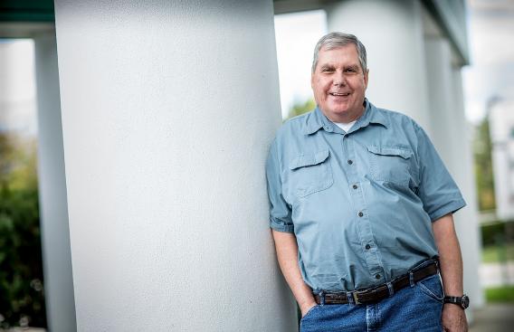 Barry Rhodes, patient at the Pain Management Center at Dartmouth-Hitchcock Medical Center (DHMC)